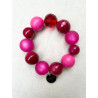 Bracelet GALAXY rose fuchsia - Francine BRAMLI Paris