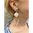 FLORETTE blanc & cristal - Francine BRAMLI Paris