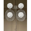 Girafe FLOWERS Blanc & transparent - Francine BRAMLI Paris