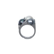 Bague CORDELLIA rhodiée, Perles nacrées - Francine BRAMLI Paris