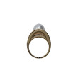 Bague ALIENOR dorée, Perle nacrée - Francine BRAMLI Paris