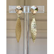 PLUME doré & cristal - Francine BRAMLI Paris
