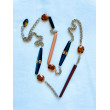 Sautoir GLOWY marron - Francine BRAMLI Paris