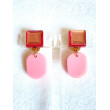 CECIL Rose Cabochon miroir - Francine BRAMLI Paris Bijoux