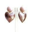 COEUR rose  - Francine BRAMLI Paris