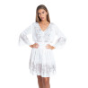 Robe Courte BLANCHE - ISLA BONITA