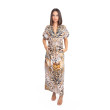 Longue Robe BLANCHE/MARRON - SIGNES GRIMALT