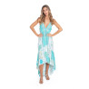 Longue Robe BLEU/BLANCHE - ISLA BONITA