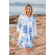 Chemise Robe BLANCHE/BLEU - SIGNES GRIMALT