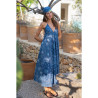 Longue Robe BLEU FONCÉ - ISLA BONITA