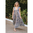 Longue Robe BLANCHE/NOIRE - ISLA BONITA