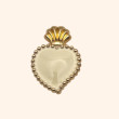 Bijoux de Bouton EXVOTO Vanille - LA LOGE DE SUZON