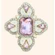 Clip Queen PENELOPE Vanille & Agate - LA LOGE DE SUZON