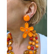 KOPSIA fleur orange - Francine BRAMLI Paris