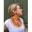 KOPSIA fleur orange - Francine BRAMLI Paris