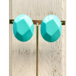 RAINBALL ovale Bleu turquoise - Francine BRAMLI Paris