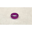 BAGUE Résine & Strass Taille 54 - Francine BRAMLI Paris
