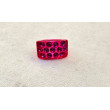 BAGUE Résine & Strass Taille 54 - Francine BRAMLI Paris