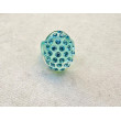 BAGUE Résine & Strass Taille 54 - Francine BRAMLI Paris