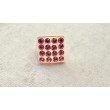 BAGUE Résine & Strass Taille 54 - Francine BRAMLI Paris