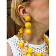 BAYA LG Galuchat Jaune - Francine BRAMLI Paris