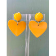 LOVE coeur jaune - Francine BRAMLI Paris