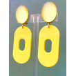 LILOU Jaune Cabochon givré - Francine BRAMLI Paris