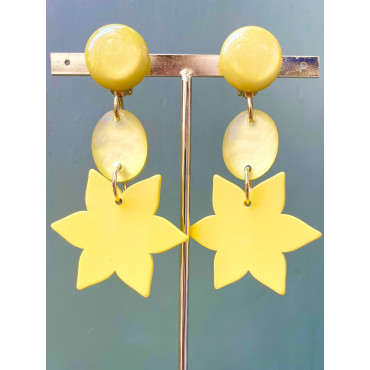 CARAMBOLE Jaune - Francine BRAMLI Paris