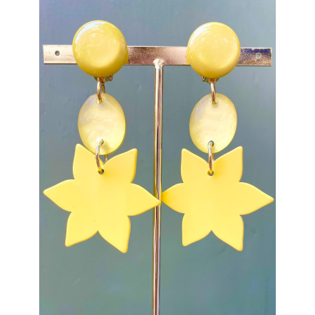 CARAMBOLE Jaune - Francine BRAMLI Paris