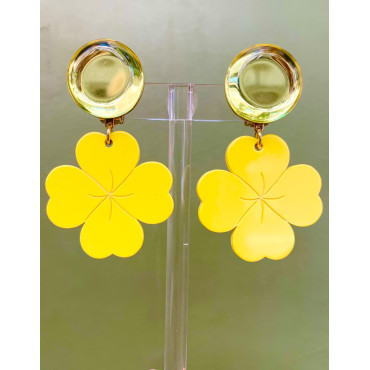 TRÈFLE Jaune - Francine BRAMLI Paris