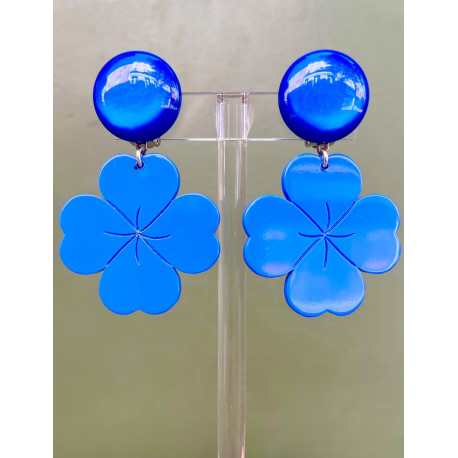 TRÈFLE Bleu - Francine BRAMLI Paris