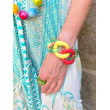 Bracelet TONY Maillons multicolores, à enfiler - FRANCINE BRAMLI Paris
