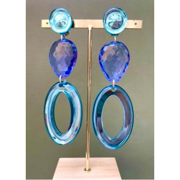 MUSCADE Goutte bleu - Francine BRAMLI Paris
