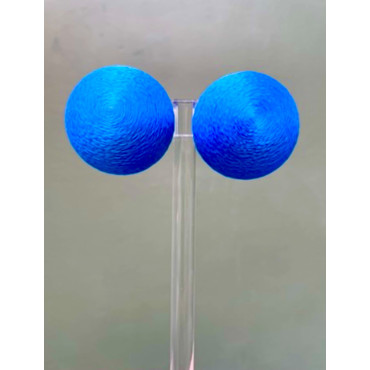 RAINBALL SATIN Bleu - Francine BRAMLI Paris