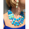 Collier RENATO Bleu - Francine BRAMLI Paris