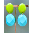 VANINA Vert/bleu - Francine BRAMLI Paris