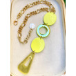 Collier CRAVATE Jaune - Francine BRAMLI Paris