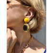 CARLA Miroir jaune - Francine BRAMLI Paris