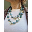 Sautoir LORENZO Vert - Francine BRAMLI Paris collier