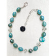 Collier RUDDY Vert Coeur en nacre - Francine BRAMLI Paris