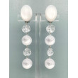 KIMBERLY blanc Fleurs transparentes - Francine BRAMLI Paris