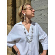 Collier PIERIC Blanc transparent Francine BRAMLI Paris