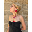 Collier CARILLON Rouge - Francine BRAMLI Paris