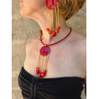 Collier CARILLON Rouge - Francine BRAMLI Paris