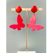 PAPILLON bleu - Francine BRAMLI Paris
