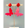 PAPILLON bleu - Francine BRAMLI Paris