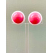 RAINBALL Rose & blanc 2,8cm - Francine BRAMLI Paris