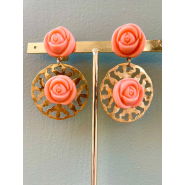 ROSE nude & doré - Francine BRAMLI Paris
