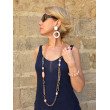 Sautoir LORENZO Vert - Francine BRAMLI Paris collier