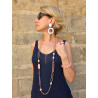 Sautoir LORENZO Vert - Francine BRAMLI Paris collier